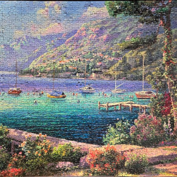 Annecy Lake, 1000 piece puzzle, Mega Brands - Picture 2 of 4